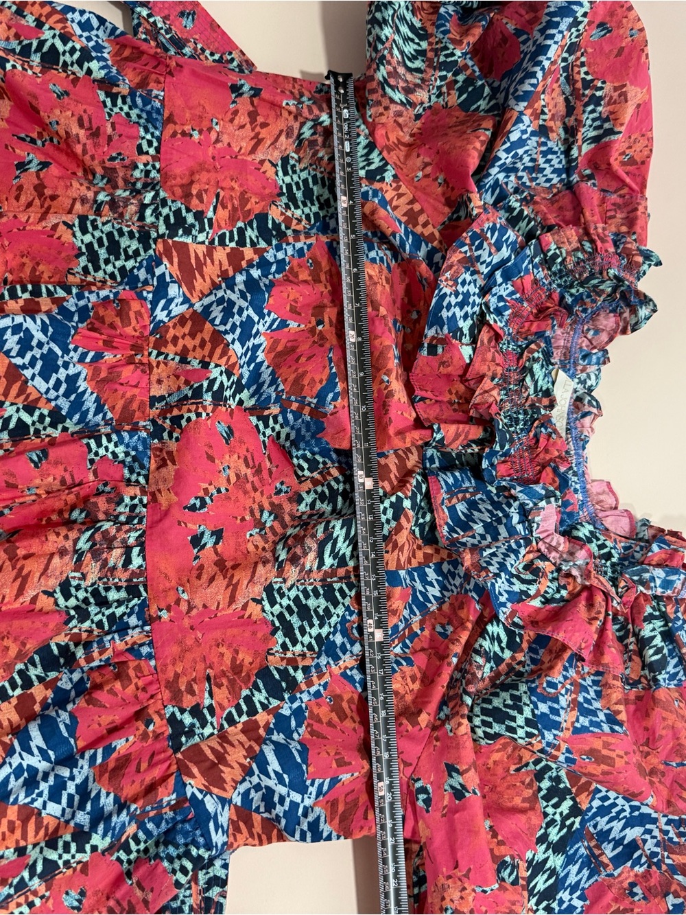 Ulla Johnson Beatrix Prism Floral Maxi Dress Size 6 Belted Ruffle Boho Luxury - Picture 13 of 16